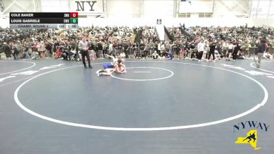 118 lbs Champ. Round 2 - Cole Baker, Superior Wrestling Academy vs Louis Gabriele, Continuum Wrestling Club