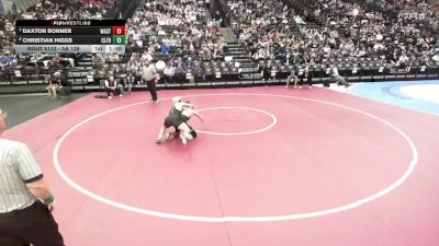 5A 138 lbs Quarterfinal - Daxton Bonner, Wasatch vs Christian Higgs, Clearfield