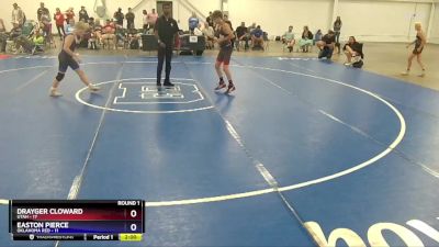 106 lbs Round 1 (8 Team) - Drayger Cloward, Utah vs Easton Pierce, Oklahoma Red