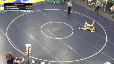 157 lbs Round Of 32 - Gage Furman, Montgomery vs Lucas Skerbetz, Bethel Park