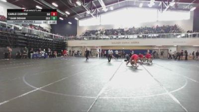 157 lbs Champ. Round 2 - Sam Dehan, Santa Rosa Junior College vs Carlo Cortez, Bakersfield