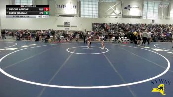 106 lbs Champ. Round 1 - Brooke Agnone, Fairport Jr. Red Raiders Wrestling vs Quinn Sullivan, Columbia Youth Wrestling Club