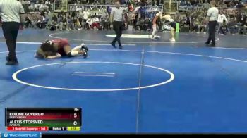 170 lbs Quarterfinal - Alexis Storsved, Mandan vs Koiline Govergo, Fargo Davies
