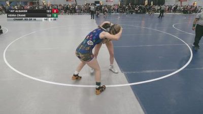 135 lbs Champ. Rd Of 16 - Keira Crane, Team Agoge vs Kit Alsaker, Team Nazar Training Center