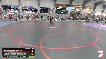 144 lbs Semifinal - Josue Andres Cedeno Mendoza, Silverback Wrestling Forth Worth vs Nathan Rechtfertig, Salado Wrestling Club