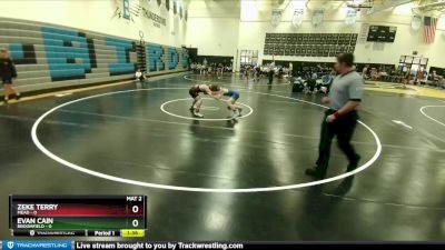 132 lbs Round 1 (10 Team) - Evan Cain, Broomfield vs Zeke Terry, Mead