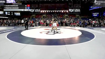 285 lbs 5th Place Match - Caleb Rodriguez, PA vs Preston Krueger, WI