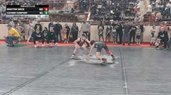 70_B lbs Round Of 16 - Brayton Niece, Port Allegany vs Cayden Comfort, Williamsport
