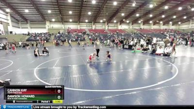 51 lbs Quarterfinal - Dawson Howard, Box Elder Stingers vs Cannon Kay, Team Prestige