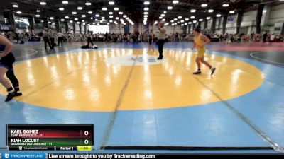 100 lbs Rd# 8- 12:30pm Saturday Final Pool - Kael Gomez, Team New Mexico vs Kiah Locust, Oklahoma Outlaws Red