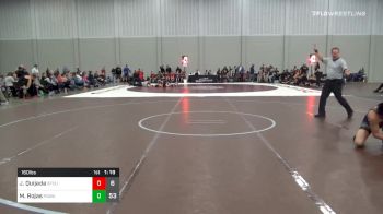 160 lbs Semifinal - J.J Quijada, Black Fox Elite vs Miguel Rojas, POWA