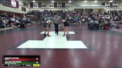 120 lbs Cons. Round 1 - Gracelynn Reiff, Western Dubuque vs Jadlyn Huynh, Solon