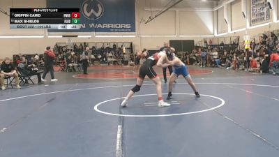 144 lbs Consi Of 8 #1 - Griffin Caird, Fairfield Warde vs Max Shields, Fairfield Ludlowe