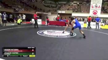 145 lbs Cons. Round 3 - Jayson Victoria, Livermore Elite Wrestling Club vs Joaquin Castro, California