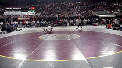 5A 157 lbs 1st Place Match - Tensei Thompson, Bishop Kelly vs Lucas Edmunson, Middleton