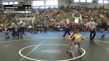 65 lbs Champ. Round 1 - Bo Rayburn SE2, Greenfield McClain Youth vs Paul Fry C6, West Jefferson Roughriders