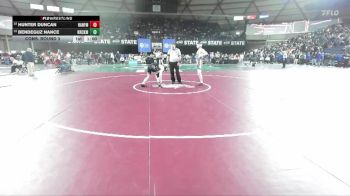 Boys 4A 120 lbs Cons. Round 3 - Hunter Duncan, Hanford vs Bendeguz Nance, North Creek