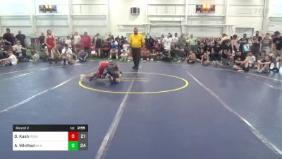 100 lbs Round 2 - Geovanni Kash, Rogue W.C. (OH) vs Andrew Whitted, 84 Athletes (VA)