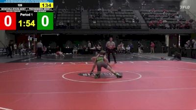 125 lbs Semifinal - Kolten Powers, Montana State-Northern vs Kobi Johnson, Providence (Mont.)