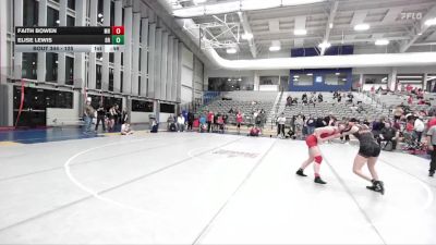 125 lbs Cons. Round 3 - Faith Bowen, Mountain Ridge vs Elise Lewis, Brighton