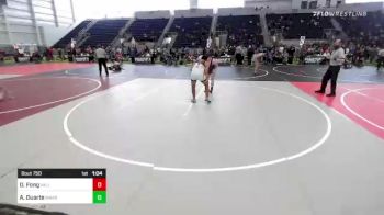 172 lbs Final - Derek Fong, Valiant CP vs Augustine Duarte, Warrior WC