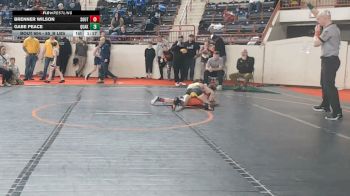 85_B lbs Round Of 16 - Brenner Wilson, South Western vs Gabe Peace, Quaker Valley