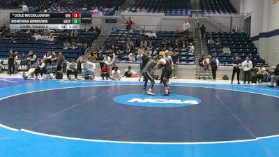 141 lbs Cons. Round 2 - Cole McCullough, Newberry vs Donovan Edwards, UNC Pembroke