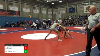 160 lbs Semifinal - Anthony Sissom, Spanish Springs vs Neil Carter, Servite