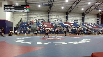 133 lbs 1st Place Match - Aaron Lucio, Southeastern vs Leland Camp, Reinhardt University (ga)