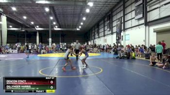 70 lbs Quarterfinal - Dillynger Harris, Smith Mountain Lake Wrestling vs Deacon Stacy, BeastWorks Wrestling Club