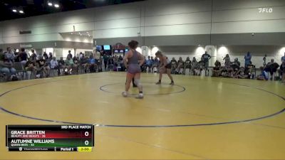 170 lbs Finals (8 Team) - Grace Britten, Beauty And Beasts vs Autumne Williams, Queen Bees