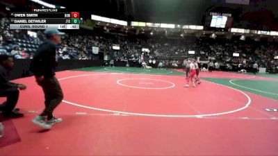 100 lbs Cons. Round 1 - Daniel Detwiler, JTC1 vs Owen Smith, BOM2