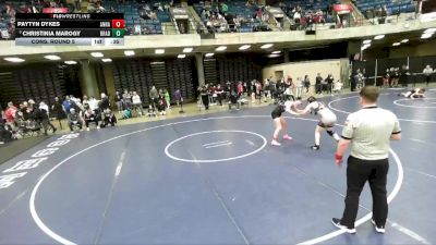 155 lbs Cons. Round 5 - Christinia Marogy, Buffalo Grove vs Paytyn Dykes, Unattached