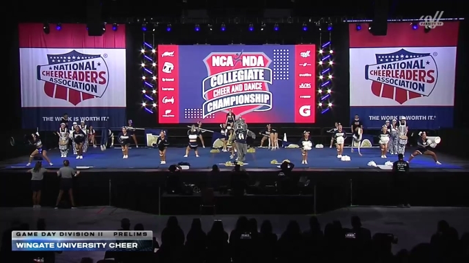 Wingate University Cheer [2026 Game Day Division II Prelims] 2026 NCA ...