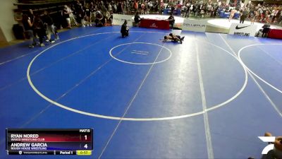 83 lbs Champ. Round 1 - Ryan Nored, Wasco Wrestling Club vs Andrew Garcia, Rough House Wrestling