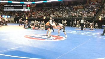 132 Class 2 lbs 3rd Place Match - Coltyn Hollingsworth, Benton vs Raef Braman, Knob Noster