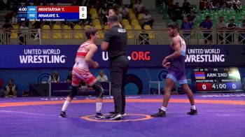 55 kg 1/8 Final - Yurik Mkhitaryan, Armenia vs Samarth Mhakave, India