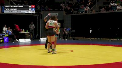 55kg 1st Place Match - Elizabeth Chapman, Saskatoon WC vs Ava Hunyady, Guelph WC