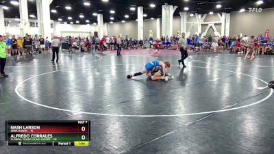 157 lbs Round 1 (16 Team) - Alfredo Corrales, Florida Young Gunslingers vs Nash Larson, Iowa Hawks