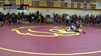 133 lbs Champ. Round 2 - Richard Logan Ramos, Santa Rosa Junior College vs Johny Navarrete, Cuesta College