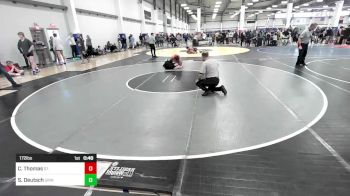 172 lbs Consi Of 8 #2 - Carson Thomas, St. Johns vs Samson Deutsch, Grindhouse WC