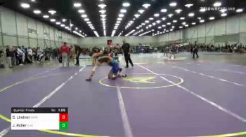 132 lbs Quarterfinal - Caden Lindner, Sarbacker Wrestling Academy vs Jace Roller, Raw