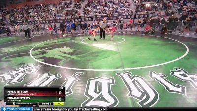 81 lbs Semifinal - Minami Myers, All-Phase WC vs Myla Ottow, Ascend Wrestling Academy