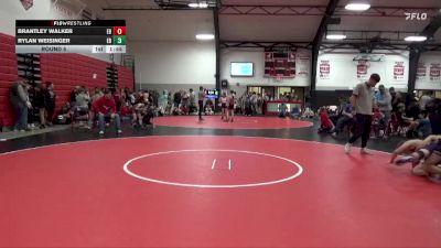 72 lbs Round 5 - Rylan Weisinger, Fort Madison Wrestling vs Brantley Walker, Keokuk Kids Wrestling Club