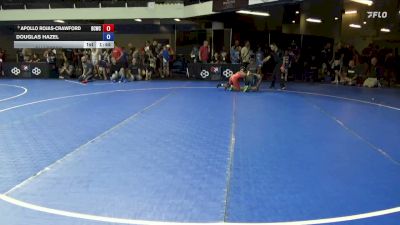 98 lbs Quarters - Apollo Rojas-Crawford, Bear Cave Wrestling Club vs Douglas Hazel