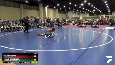 157 lbs Round 1 (32 Team) - Blake Green, Patriot WC Red vs Zane Bovenizer, Bad Natured Rodents