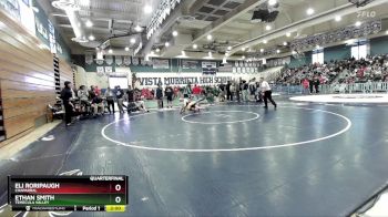 132 lbs Quarterfinal - Ethan Smith, Temecula Valley vs Eli Roripaugh, Chaparral