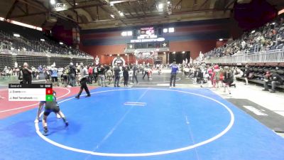 80 lbs Consi Of 4 - Jalissa Evans, Widefield WC vs Jaslyn Red Tomahawk, Heights WC