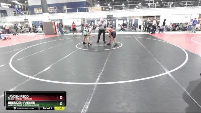 193 lbs Round 3 - Brenden Parker, Warmupgang Wrestling Club vs Jayden Redd, Heavy Hitting Hammers