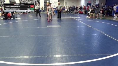 127 lbs R-16 - Cullen Edwards, St. Francis-NY vs Edward George, Blair Academy-NJ